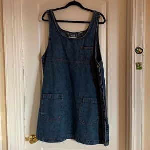 Vintage Overall Jean Dress